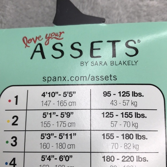 Assets By Sara Blakely 2 Pair of Shaping Tights in Black Size 2  New - Picture 10 of 10